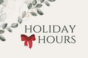 2022 Holiday Hours